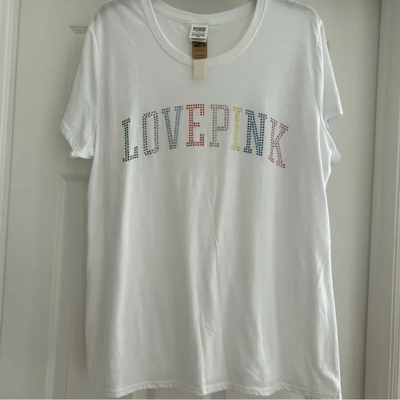 Victoria’s Secret PINK Bling T- Shirt Size XXL - Picture 1 of 4